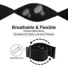 Smart Watch Strap - Black - View 3