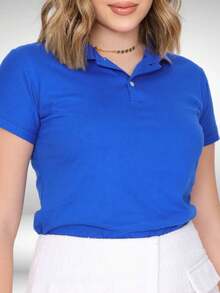 Women T-Shirts - Royal Blue - View 5