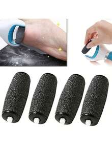 Electric Foot Grinder Replacement Rollers, Foot Care Tool Replacement Heads, Electric Foot Grinder Callus Remover Replacement Heads, Universal Extra Coarse Electric Foot Grinder Replacement Heads, Electric Foot Grinder Corn Removal Accessories, Suitable As Gifts For New Year, Holidays, Halloween, Christmas, Weddings, Valentine's Day, Mother's Day And Other Occasions - Pumice Stone - View 2