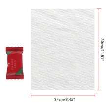 20Pcs Travel-Sized Pure Cotton Compressed Towels Individually Packed, Portable For Face And Hand Wiping
