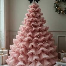 Cuộn vải tuyn cao cấp 25 yard rộng 6 inch, dùng để may váy tutu tự làm, trang trí tiệc cưới, sinh nhật, Giáng sinh, năm mới, Halloween, gói quà và hoa, đồ thủ công tự làm và nhiều hơn nữa - Nhiều màu - Xem 7