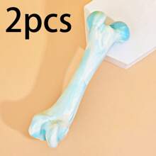 Juguetes de masticar indestructibles para perros masticadores agresivos - Huesos de TPR y nailon ultra resistentes, juguetes interactivos para razas medianas y grandes, perfectos para combatir el aburrimiento y el juego al aire libre