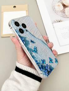 1 Peça Capa Protetora de Telefone TPU Pintada de Alta Transparência e Minimalista, Compatível com iPhone 16 Pro Max, Compatível com Galaxy S25 Ultra, Compatível com Redmi 14C, Compatível com Moto E22, Compatível com Pixel 6a 5G, À Prova d'Água, à Prova de Choques, Anti-Queda, Resistente a Arranhões, Versão Internacional, Não a Versão Doméstica - Multicolorido - Visão 3