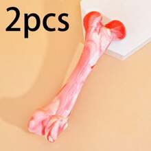 Juguetes de masticar indestructibles para perros masticadores agresivos - Huesos de TPR y nailon ultra resistentes, juguetes interactivos para razas medianas y grandes, perfectos para combatir el aburrimiento y el juego al aire libre