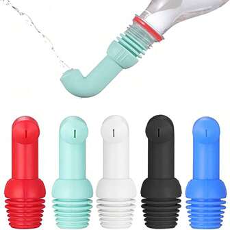 Bidé portátil para el inodoro o de viaje, compatible con cualquier botella, mini, para personas mayores, rociador, bio, personal, de mano, cuidado de higiene personal para el inodoro o lavado, tres colores a elegir: rojo, el mejor regalo de Navidad para mujeres, verde, azul