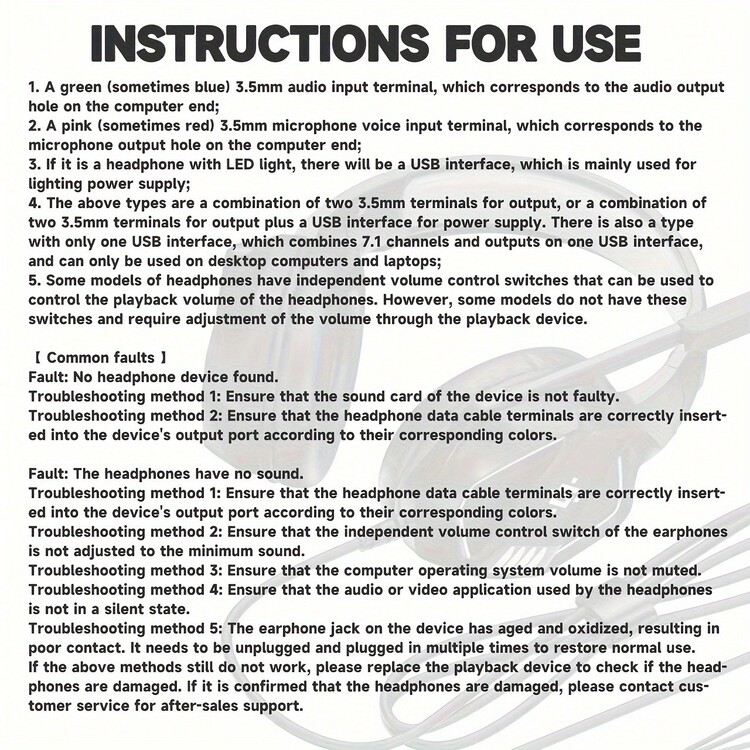 A66 有线耳机，重低音强劲，适合游戏玩家、音乐聆听、在线课程和呼叫中心使用。立体声，3.5 毫米麦克风插头，防噪音，可折叠，耳罩舒适，兼容电脑/笔记本电脑，非常适合在线课程、办公、游戏和播客。现货供应，反设计，学习必备 - 黑色 - 查看 9