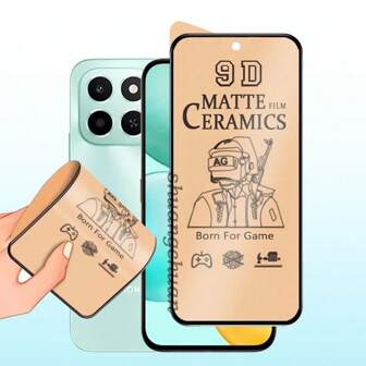 2-In-1 Ceramic Screen Protector Film + Four-Corner Shock-Proof Blade Phone Case For Honor X6c