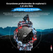 LOKMAT ATTACK GT Smartwatch With Bluetooth Calling, Push Notifications, Call Reminders, Flashlight, Compass, Multi-Function, Heart Rate, Blood Oxygen, Sleep, Health Monitoring, IP68 Waterproof, Multiple Sports Modes, A Wide Range Of Dial Options, And A Triple-Proof Design. - ATTACK GT - View 8