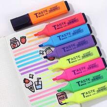 Shuttle Art Pastel Highlighters, 8 Assorted Macaron Colors Highlighter Pens, Chisel Tip Dry-Quickly  Highlighter Markers For Adults In The Home School Office