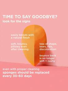 Real Techniques 奇迹美妆蛋套装双装，适用于液体和膏状彩妆的美妆蛋，可打造可叠加遮瑕的妆容，打造自然水润底妆的粉底蛋，不含乳胶泡沫，化妆品，价格实惠，房间装饰，梳妆台，旅行，卧室，化妆配件，粉扑，美妆蛋，散粉扑，化妆海绵，价格实惠，圣诞礼物，化妆品，化妆工具，便宜好物，礼物，女士礼物，圣诞礼物 - 橘色 - 查看 5