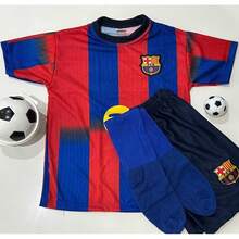 Children's Football Set 3-Piece Barcaa L.Yamall10 - 藍色 - 查看 7