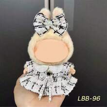 (Solo ropa) Nuevos vestidos casuales lindos de 17 cm para muñeca de la 1ra/2da/3ra generación Labobo, ropa de muñeca para Labubu