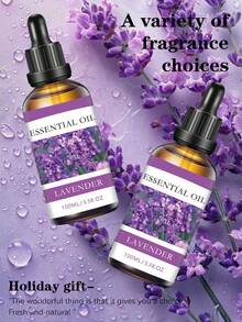 100ml Household Pack 10 Scents Essential Oils, Plant-Based Fragrance, Suitable For Diffuser, Humidifier, Air Freshener, Candle & Soap Making, Women's Gift & Multi-Purpose Use