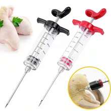 Turkey Brine Injection Marinade Syringe, Meat Tenderizer Injector For Steak, Roast, BBQ