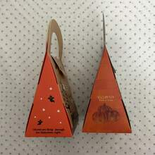 2 قطعة/مجموعة حقيبة يد قابلة للطي بشكل قرع اليقطين لمناسبة هالوين/حقيبة هدايا الحفلات