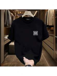 Men's Graphic T-shirt with Street Art - Casual Loose Crewneck Available in Couple Sets for Everyday Wear