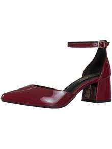 Women's Pumps GiGiL Pointed Toe Thick Heel Salomé Classic Fashion - Đỏ - Xem 2