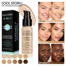 Long-Lasting Oil-Control Foundation Cream – Full Coverage, Hydrating Formula For Smooth, Even Skin Tone, Smudge-Proof And Sweat-Resistant, Ideal For Daily Wear, Weddings, And Special Events