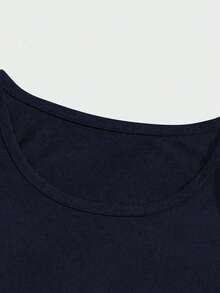 GRDR Men's Vacation Casual Narrow Shoulder Coconut Tree Print Tank Top - Navy Blue - View 6