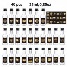 40/20/10/2pcs Mini Liquor Bottle, Plastic Alcohol Bottles.Small Size,More Convenient To Carry,Vibrant And Modern,For Restaurants,Cafes,Weddings,Gatherings,Outdoor,Sports.Camping Drink Bottles For Supplies.