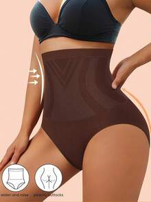 Women's High Waist Tummy Control Seamless Shapewear Shorts, Comfortable Slimming Compression Pants For Waist And Abdomen