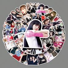 50张/包/BP贴纸、K-POP粉丝商品、照片卡、冰箱贴、滑板贴纸，适合圣诞节、开斋节、情人节礼物、装饰品 - 彩色 - 查看 6