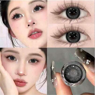 Imprescindibles para quienes se desplazan al trabajo por la mañana Lentes de contacto de 14,5 mm con dilatación natural 8 horas de hidratación y tacto antideslizante Incluso sin maquillaje lucen espectaculares Halloween Lentes de Contacto de Fantasía para Disfraz Maquillaje artístico Fiesta temática ojos llamativos ojos de vampiro zombie gato ideales para Halloween Fiesta maquillaje especial accesorios esenciales para noche de terror colores vibrantes para Fiesta de brujas y disfraces
