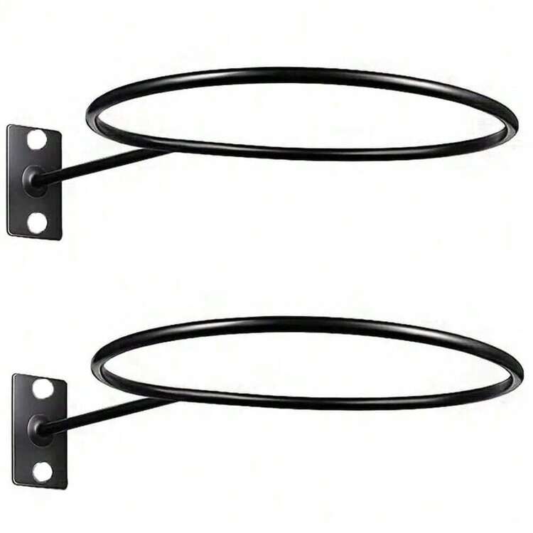 4 Peças Suporte de Parede para Basquete, Arte em Ferro, Suporte para Basquete e Futebol, Suporte de Armazenamento Multifuncional para Bolas, Suporte de Armazenamento Suspenso, Suporte de Exibição, Para Casa, Sala de Estar, Escritório, Arte em Ferro Minimalista Suporte de Armazenamento e Exibição de Bolas Esportivas, Adequado para Basquete, Futebol, Vôlei e Futebol - Organizador Doméstico Conveniente - Design Economizador de Espaço, Ideal para Acessórios Esportivos - Multicolorido - Visão 10