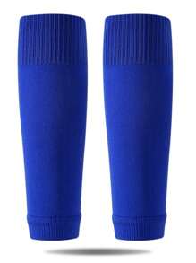 1 par de calcetines de fútbol de pierna larga fijos, cubiertas de pierna para adultos, protectores de pierna, calcetines de ciclismo, calcetines de otoño - Multicolor - Ver 14