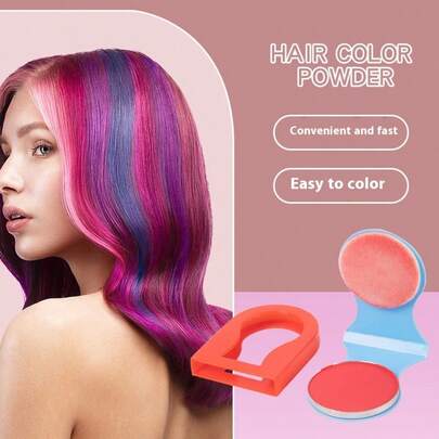 1 unidade do mais recente lançamento em pó para cabelo, colorido e de uso único, versátil para tranças, presente perfeito - presente de aniversário, presente ideal, presente surpresa, presente de feriado, presente sazonal, presente de Halloween, presente de Natal, presente elegante para entusiastas de jogos, presente, brinquedo, presente de Páscoa