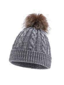 Children's Warm Knit Hat, Thick Windproof Ear Ion Beanie For Boys And Girls In Autumn/Winter