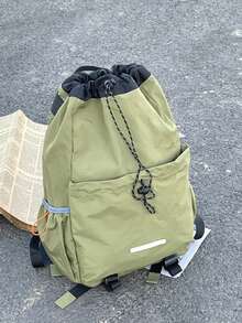 Backpack For Boys, Fashion Minimalist New Patchwork Design For Elementary, Middle, High School Students, College, Hiking, Travel Rucksack Large Capacity Bag - Multicolor - View 14