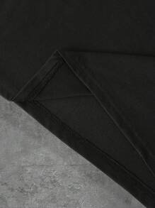 Red Love Loose Casual  Men's Short Sleeve Personalized Cartoon Print