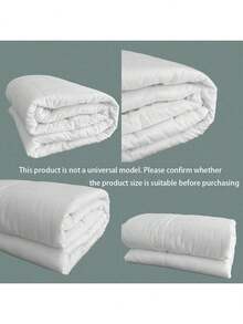 白色被子可机洗，超柔软，适合家庭、酒店、宾馆使用，单人床和双人床尺寸丝棉填充被子，防水