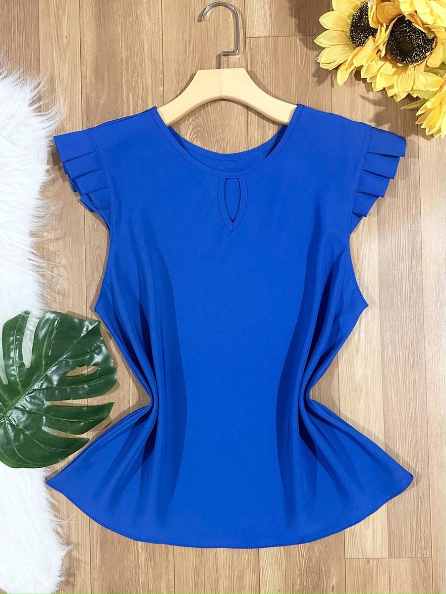 Women Tops - Royal Blue - View 1