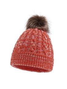 Children's Warm Knit Hat, Thick Windproof Ear Ion Beanie For Boys And Girls In Autumn/Winter