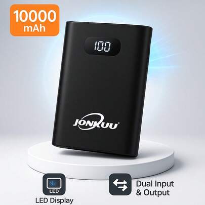 13400mAh Powerbank, kleines tragbares LCD-Ladegerät, Mini-Akku mit hoher Kapazität und USB-C-Eingang, zwei USB-Anschlüsse, ideal für Outdoor-Aktivitäten, Einkaufen und Reisen. Ein perfektes Geschenk für Familie, Freunde, Kinder, Geburtstage, Weihnachten und den Winter, Halloween-Geschenke, Weihnachtsgeschenke, Neujahrsgeschenke, Geburtstagsgeschenke