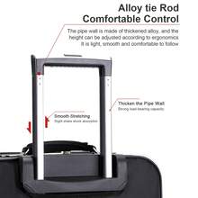 SIDIANBAN 20-Inch Carry On Luggage, Expandable Softside Luggage, Wheel Spinner Suitcase, Men And Women, Black - màu đen - Xem 7