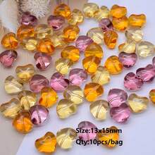 10 cái/túi 15mm Hạt Tím Hồng Vàng Chất Lượng Cao Hạt Bắt Đầu Cho Điện Thoại Chians Làm Phụ Kiện Trang Sức Hạt - Ngôi sao lớn 15mm - Xem 16