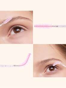 睫毛嫁接专用微型棉签 50/100/200支装，无绒唇部微型涂抹刷，一次性睫毛膏刷，适用于睫毛、牙齿、指甲、眼线和个人护理