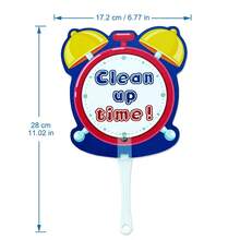 8pcs English Classroom Interactive Handheld Cards, Classroom Management Teacher Guidance Cards, Early Education Teaching Tools (Some May Be Random)