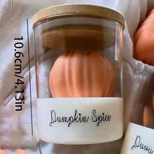 Halloween Kürbis duftende Kerze im Glas, luxuriöse Nischenkerze, Geburtstagsgeschenk, Heimdekoration, Ornament, Kerze, Hochzeitsdekoration, ideales Geschenk