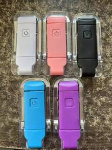 1pc Portable Bookmark Light, Rechargeable LED Reading Light, Clip-On Reading Light, Bed Reading Eye Protection Light