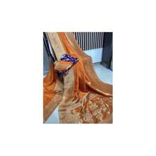 Benarasi Dola Silk Wedding Saree - Mustard - View 2