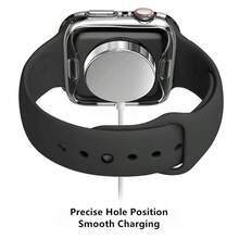 Capa transparente para Relogio applewatch  49mm 45mm 41mm 44mm 40mm 46mm 42mm protetor de tela capa completa tpu amortecedor watch série 10 9 8 7 se 6 5 4 - Transparente - Visão 7