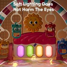 0-36 Months Baby Fitness Rack With Music Piano Mat