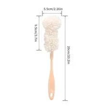 Sponge Cleaning Cup Brush PP Silicone Cup Brush Cleaning Brush Small Brush Bottle Brush Teacup Brush Glass Cup Brush