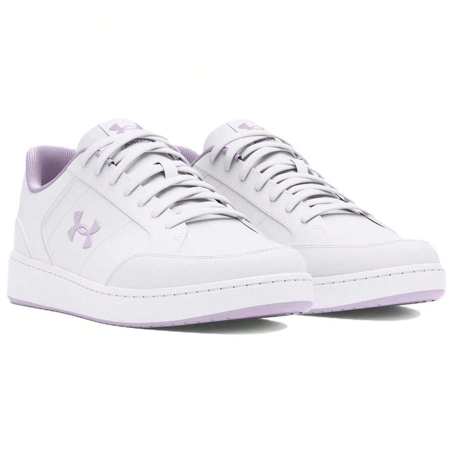 Under Armour Official Women's Simple White Shoes Breathable Casual Shoes - White - View 1