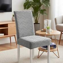 1/4/6 Stücke Stretch Uni Stuhlhussen, weich passende universelle Tischhusse, abnehmbare waschbare Anti-Staub Spandex Stuhlschoner für Zuhause, Restaurant, Bankett