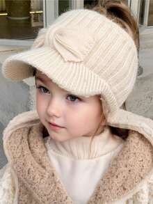 儿童无檐便帽 女童秋冬针织无边保暖可爱婴儿帽 - 1PC - 查看 10
